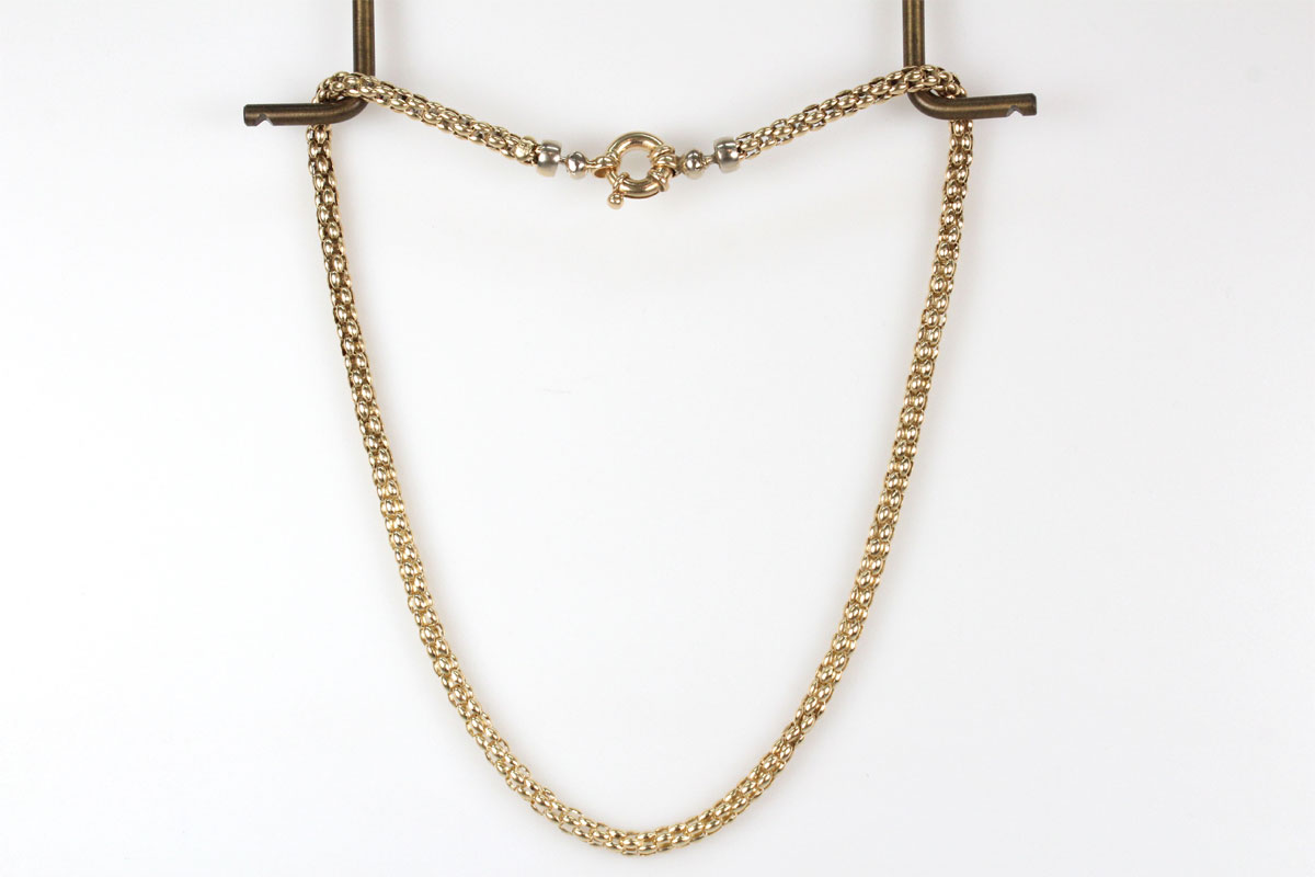 Halskette 14 Karat Gold Gelbgold Schmuck Kette Collier Unisex Geschenk