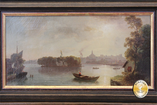 Ölbild Maler unbekannt Meixner oder Meissner 1857 signiert Ölgemälde