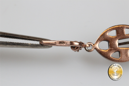Ohrringe Silber 925 vergoldet Opal Perlen Ohrhänger Gründerzeit Retro