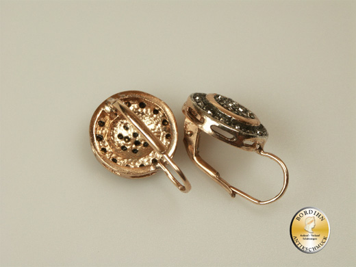 Ohrringe Ohrhänger Silber vergoldet Strass Ohrschmuck Damen Geschenk