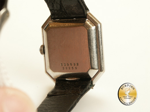 Armbanduhr 18 Karat Weissgold Gold Baume' Mercier Geneve Herrenuhr