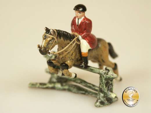 Wiener Bronze, Reiter Pferd-Hürde
