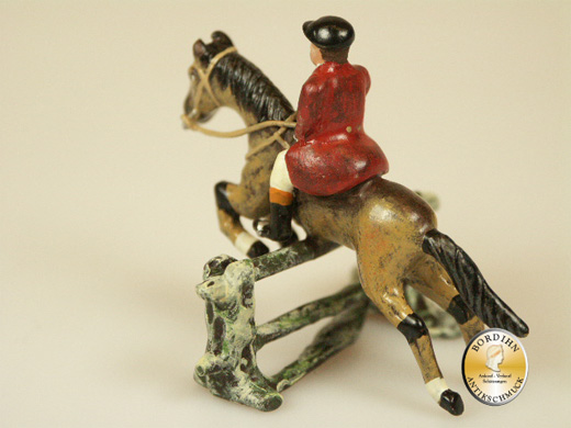 Wiener Bronze, Reiter Pferd-Hürde