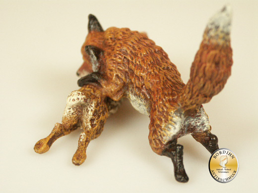 Wiener Bronze, Fuchs mit Hase